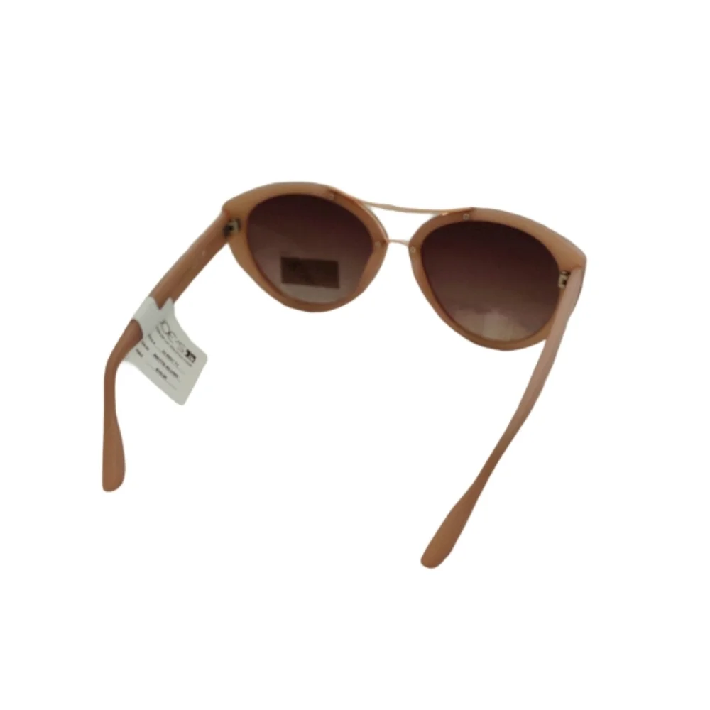 Joe's Jeans  Cateye Matte Blush Rose Accent Sunglasses - Picture 2 of 4